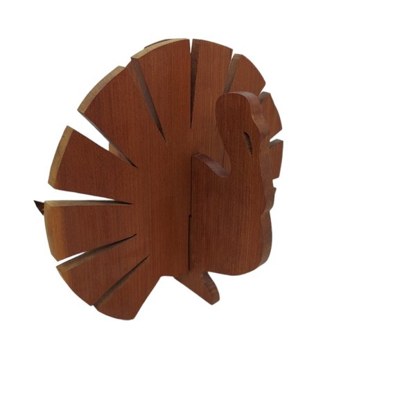 Wood Turkey Decor - Picture 1 of 10